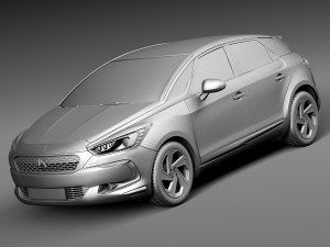 Citroen DS5 2016 Modello 3D