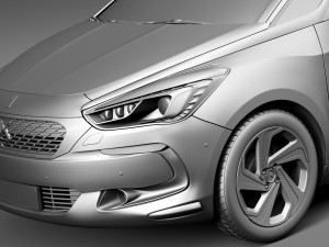 Citroen DS5 2016 Modello 3D
