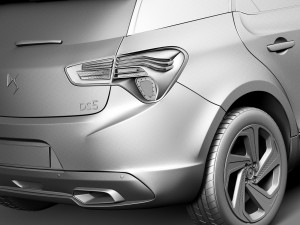 Citroen DS5 2016 Modello 3D