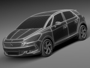 Citroen DS5 2016 Modello 3D