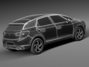 Citroen DS5 2016 Modello 3D