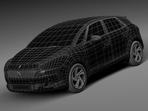 Citroen DS5 2016 Modello 3D