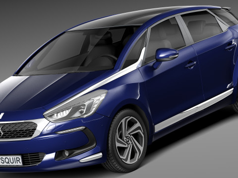 Citroen DS5 2016 Modelo 3D