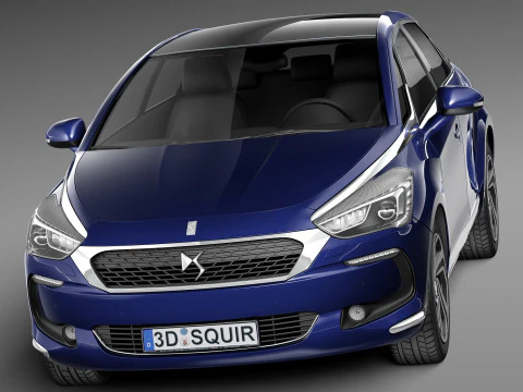 Citroen DS5 2016 3D Model