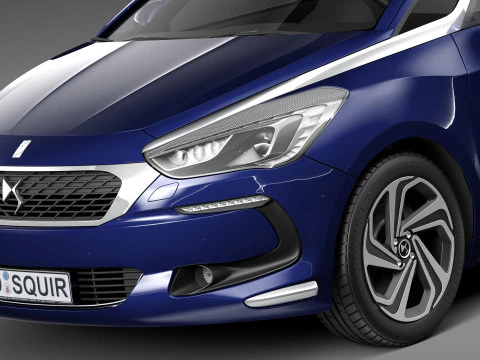 Citroen DS5 2016 3D Model