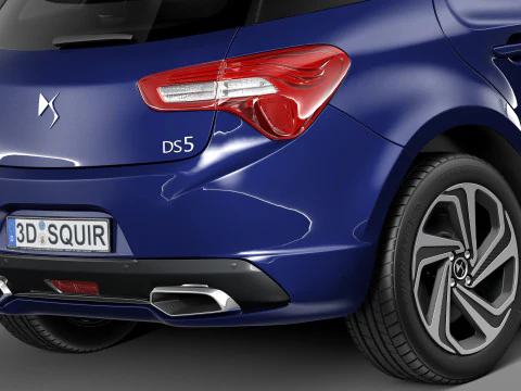Citroen DS5 2016 3D Model
