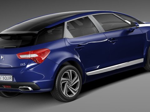 Citroen DS5 2016 Modello 3D