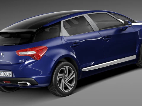 Citroen DS5 2016 3D Model