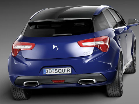 Citroen DS5 2016 3D Model