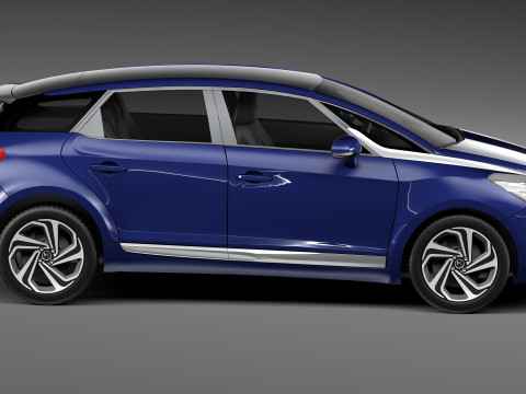Citroen DS5 2016 Modello 3D