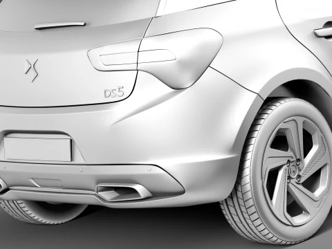 Citroen DS5 2016 3D Model
