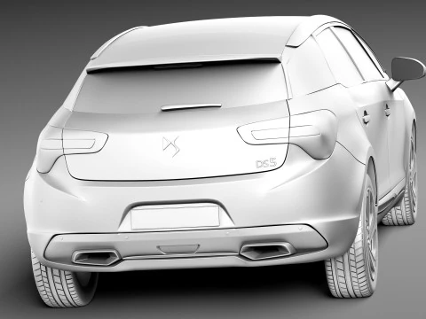 Citroen DS5 2016 3D Model