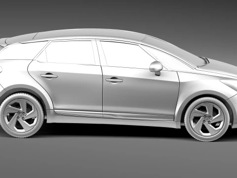 Citroen DS5 2016 3D Model