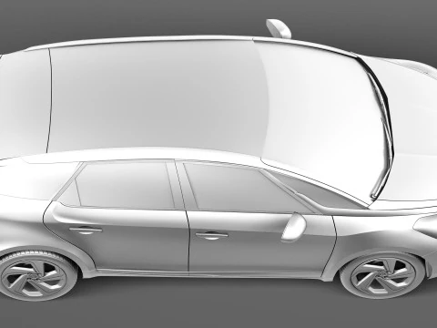 Citroen DS5 2016 3D Model