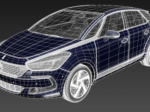 Citroen DS5 2016 3D Model