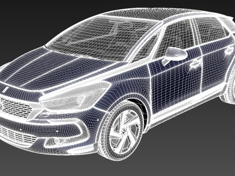 Citroen DS5 2016 3D Model