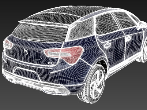 Citroen DS5 2016 Modello 3D