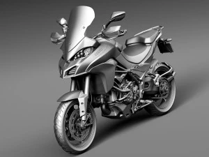 Ducati Multistrada 1200 2015 3D Model