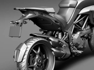Ducati Multistrada 1200 2015 3D Model