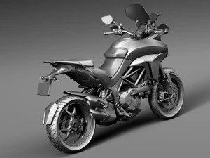 Ducati Multistrada 1200 2015 3D Model