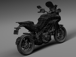 Ducati Multistrada 1200 2015 Modello 3D in Motocicletta 3DExport