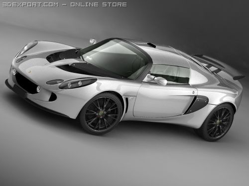 Lotus Exige 2006 Model 3D .c4d .max .obj .3ds .fbx .stl .blend 
