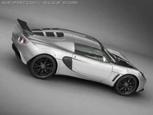 Lotus Exige 2006 3D Model