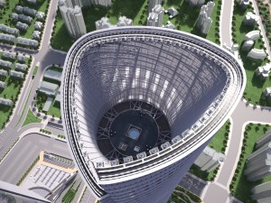 Shanghai Tower Downtown 3D Model