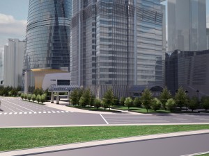 Shanghai Tower Downtown 3D Model