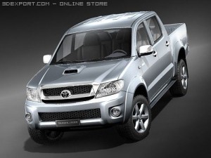 Toyota Hilux 2009 Model 3D