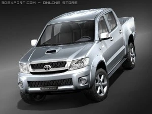 Toyota Hilux 2009 3D Model