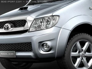 Toyota Hilux 2009 3D Model