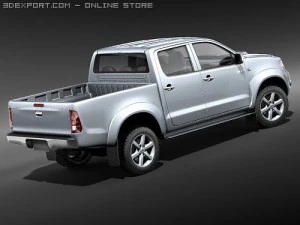 Toyota Hilux 2009 3D Model