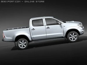 Toyota Hilux 2009 3D Model