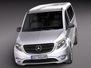 Mercedes-Benz Vito Tourer 2016 Model 3D