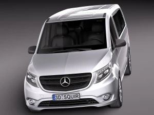 Mercedes-Benz Vito Tourer 2016 3D Model
