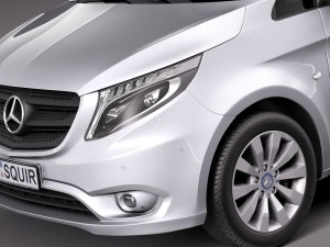 Mercedes-Benz Vito Tourer 2016 Model 3D