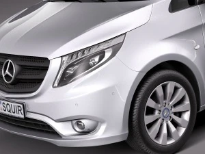 Mercedes-Benz Vito Tourer 2016 3D Model