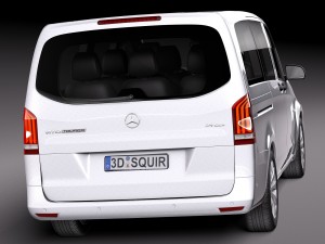 Mercedes-Benz Vito Tourer 2016 Model 3D