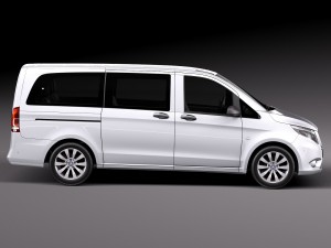Mercedes-Benz Vito Tourer 2016 Model 3D