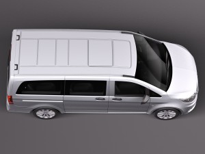 Mercedes-Benz Vito Tourer 2016 Model 3D