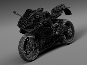 Ducati 1299 Panigale S 2016 3D मॉडल
