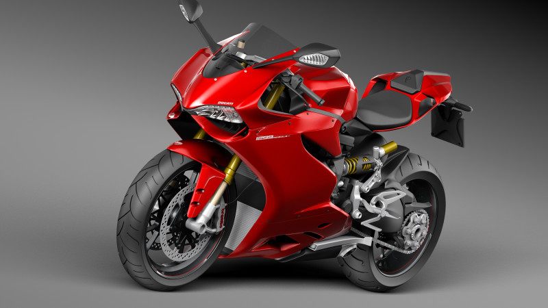 Ducati 1299 Panigale S 2016 3D Model .c4d .max .obj .3ds .fbx .stl .blend 