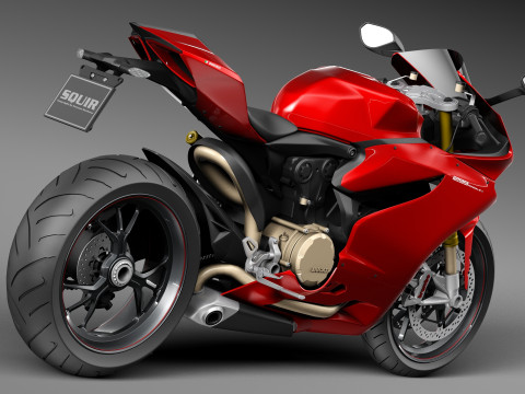 Ducati 1299 Panigale S 2016 3D Model