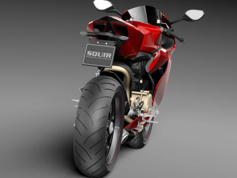 Ducati 1299 Panigale S 2016 3D Model