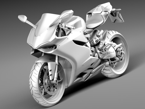 Ducati 1299 Panigale S 2016 3D Model