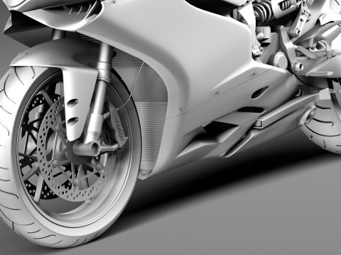 Ducati 1299 Panigale S 2016 3D Model
