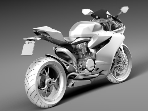 Ducati 1299 Panigale S 2016 3D Model