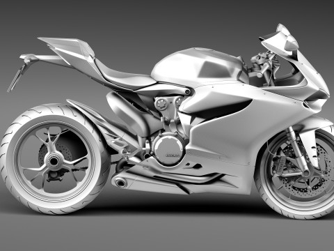 Ducati 1299 Panigale S 2016 3D Model