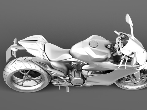 Ducati 1299 Panigale S 2016 3D Model